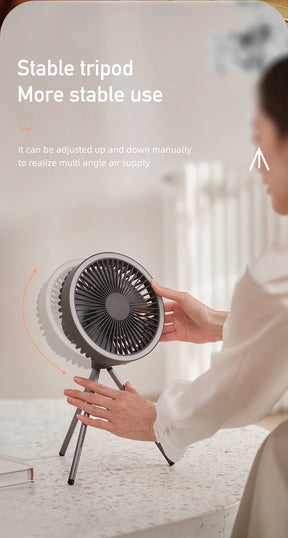 Ventilador Elétrico Portátil - Design Dobrável