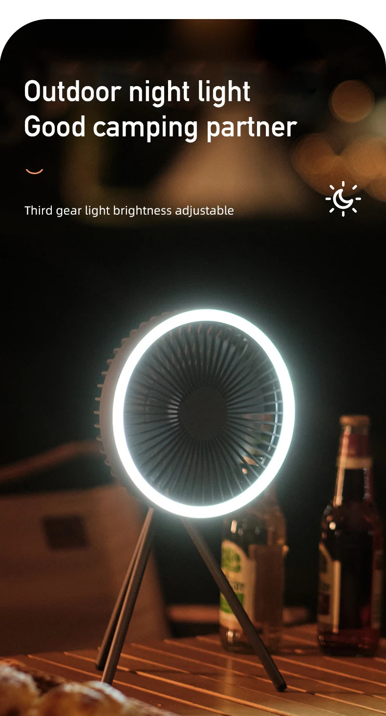 Ventilador Elétrico Portátil - Design Dobrável