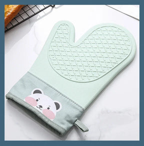 Luvas de Silicone Longas - Proteção Térmica para o Forno