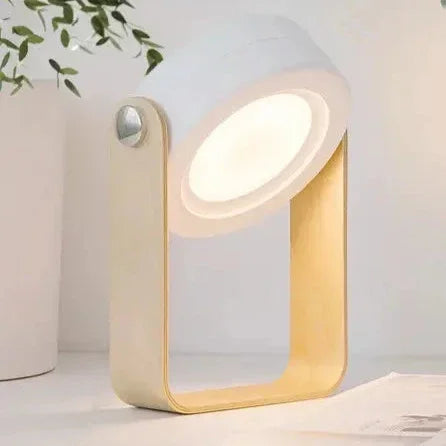 Luz de LED Dobrável e Giratória - Recarregável Touch com 3 Níveis