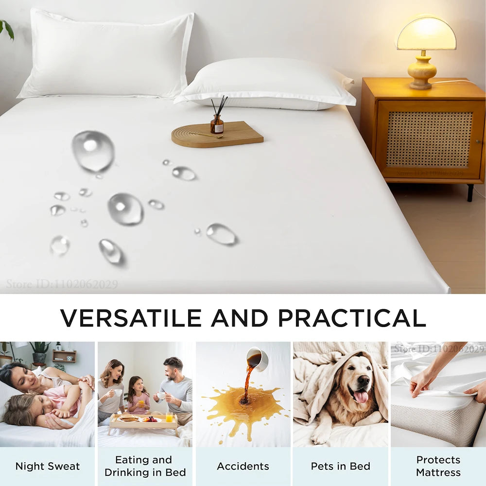 220-Lençol Impermeável em Poliéster com Elástico ERAZO