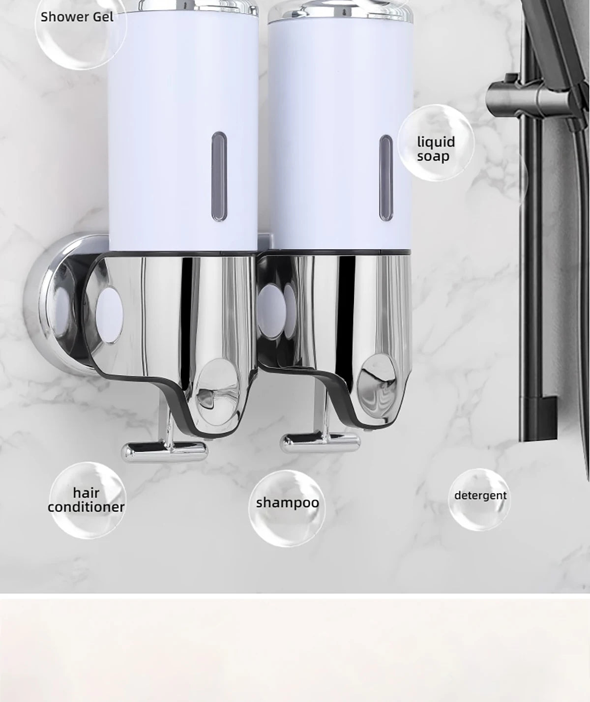 Dispenser de Sabão de Parede - Em ABS