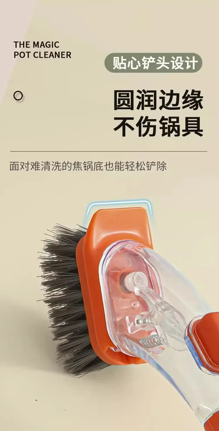 Escova Manual para Limpeza de Panela - em ABS Ecológico