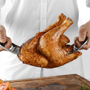 Garfos de Corte Garra Estilo Urso -em Aço Inox 6 Dentes