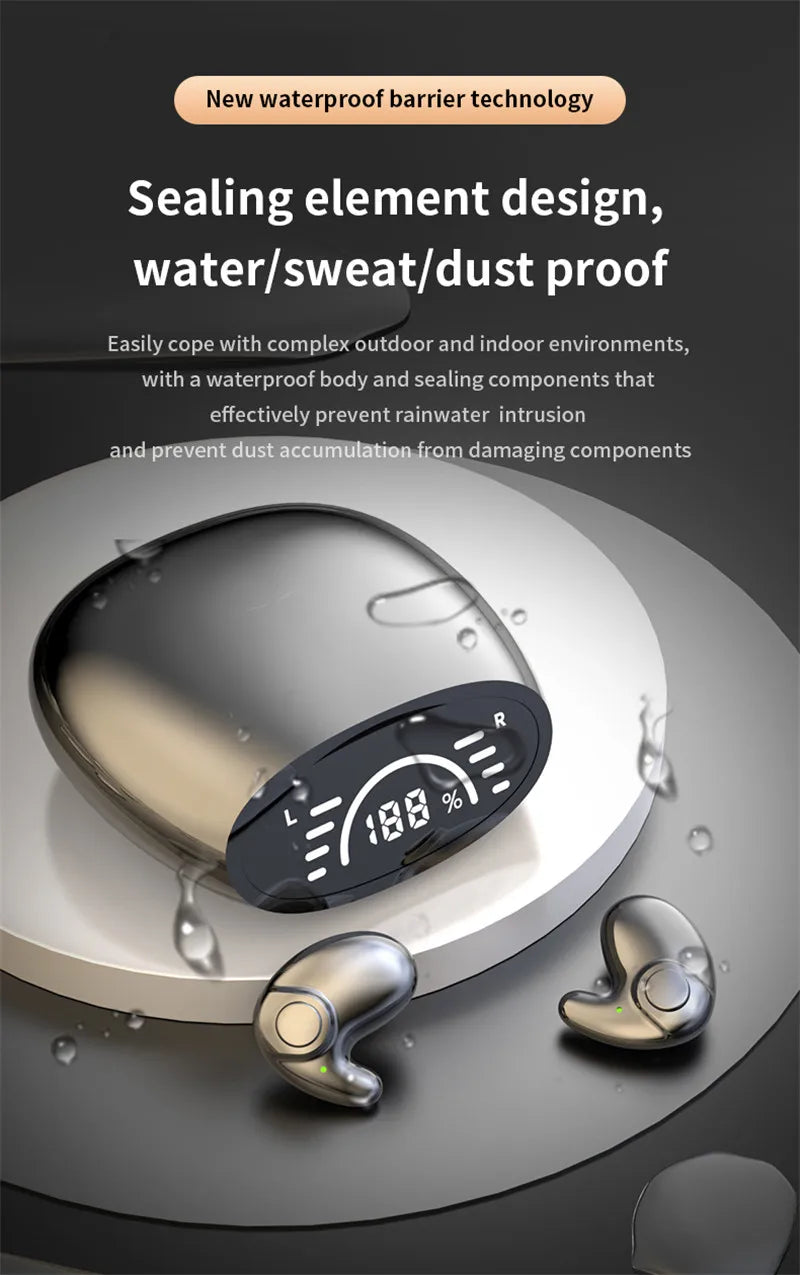 Fone Bluetooth 5.1 Intra-Auricular - Anti-Ruído e Anti-umidade
