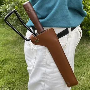 Pinça para maniopuilação de Carvão - com Capa de Couro PU