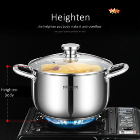 Panela Premium Inox 304 - Para Gás e Indução