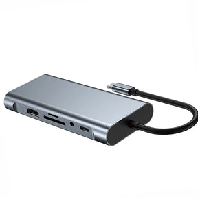 HUB USB-C 11 em 1 para MacBook - 4K HDMI e PD 87W