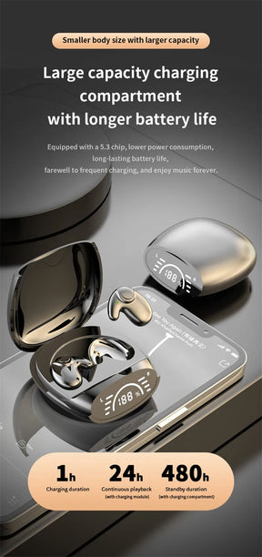 Fone Bluetooth 5.1 Intra-Auricular - Anti-Ruído e Anti-umidade