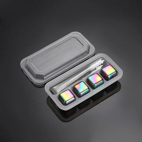 Cubos de Gelo Reutilizáveis - De Aço Inox 304 para Uísque