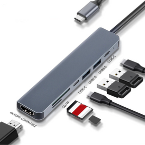 HUB USB-C 11 em 1 para MacBook - 4K HDMI e PD 87W