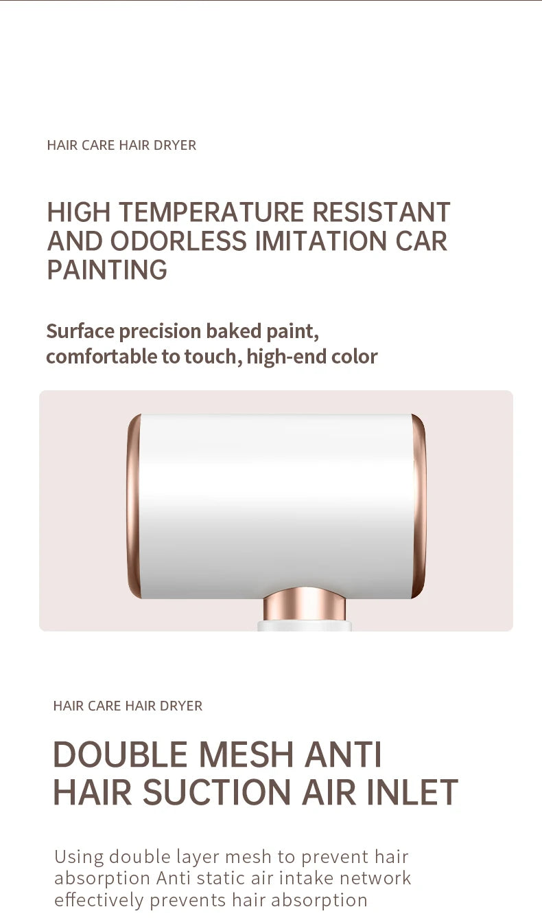 Secador de Cabelo 2000W - Tecnologia Iônica 5 Velocidades