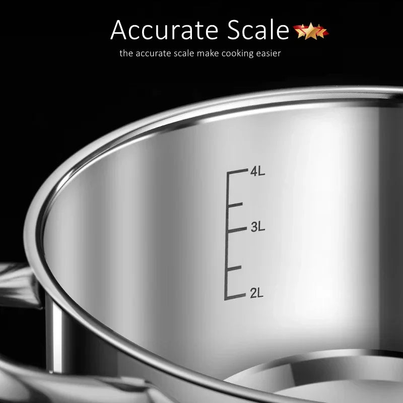 Panela Premium Inox 304 - Para Gás e Indução