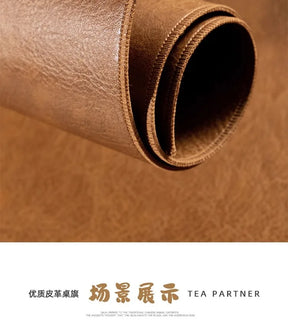 Mousepad Retrô Antiderrapante - Couro PU