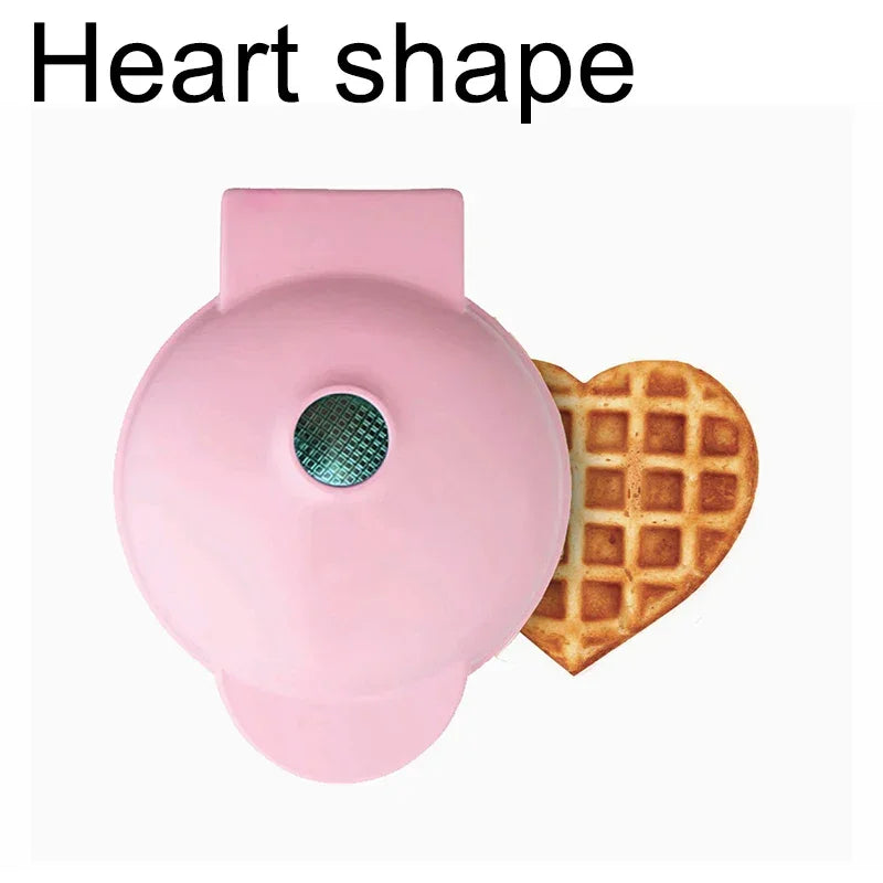 Máquina de Waffle Compacta - 350W com Placas Antiaderentes