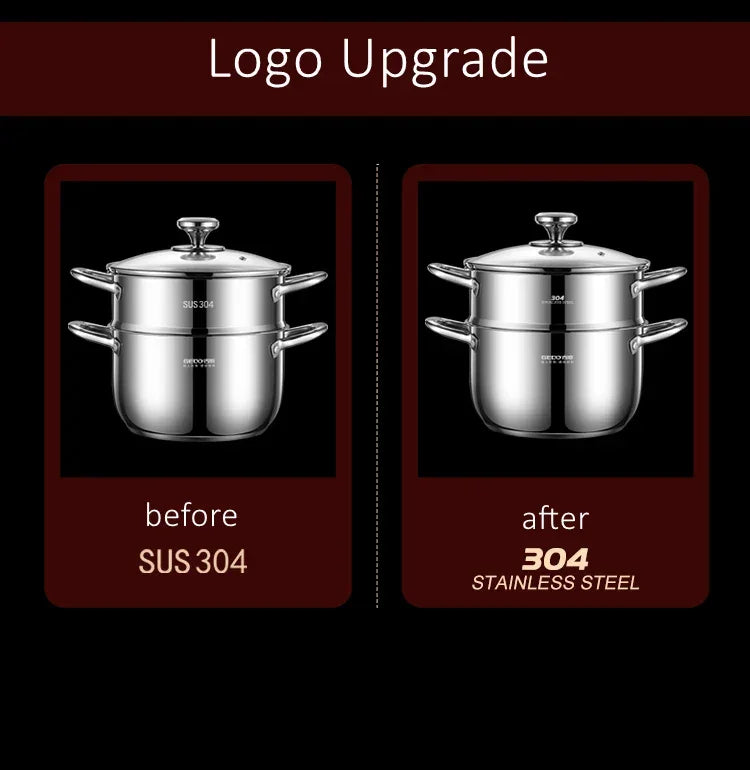 Panela Premium Inox 304 - Para Gás e Indução