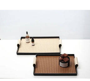 Bandeja Decorativa Estilo Nórdico - Em Melamina para Banheiro e Sala