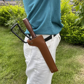 Pinça para maniopuilação de Carvão - com Capa de Couro PU