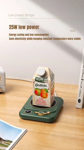 Aquecedor Elétrico de Xícaras - Com 3 Níveis de Temperatura e LED