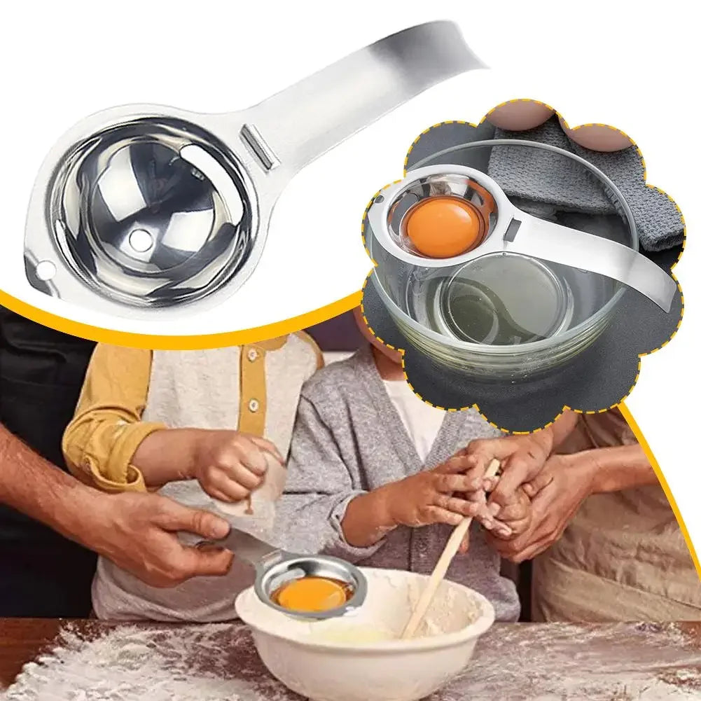 Separador de Clara de Ovo - De Aço Inoxidável para Cozinha