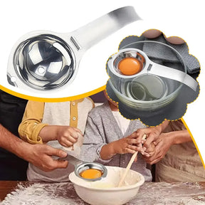 Separador de Clara de Ovo - De Aço Inoxidável para Cozinha