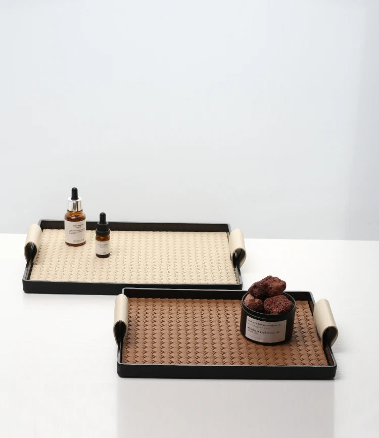 Bandeja Decorativa Estilo Nórdico - Em Melamina para Banheiro e Sala