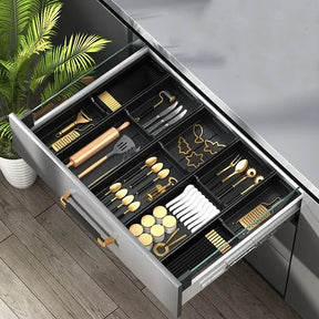 Organizador Retrátil para Gavetas - Em Alumínio