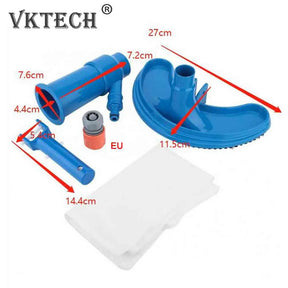 Kit Aspirador para Limpeza de Piscina - em ABS com Malha