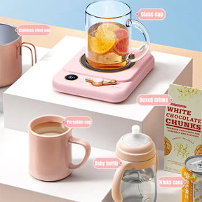 Aquecedor Elétrico de Xícaras - Com 3 Níveis de Temperatura e LED