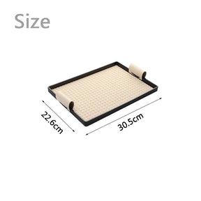 Bandeja Decorativa Estilo Nórdico - Em Melamina para Banheiro e Sala