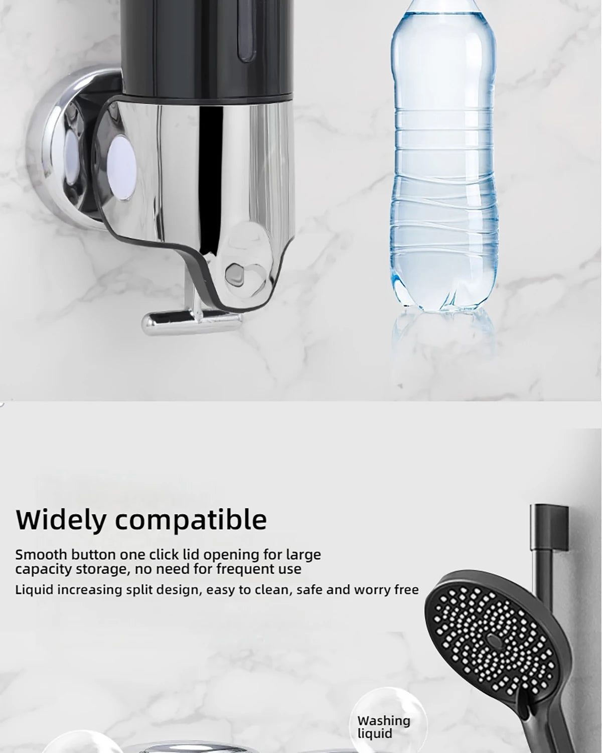 Dispenser de Sabão de Parede - Em ABS