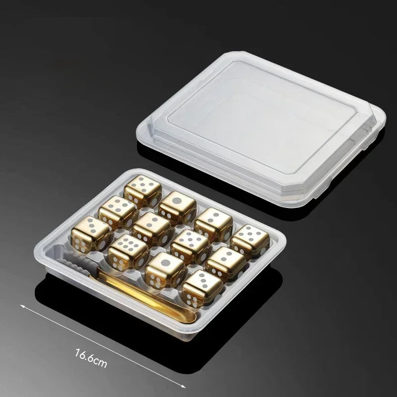 Cubos de Gelo Reutilizáveis - De Aço Inox 304 para Uísque