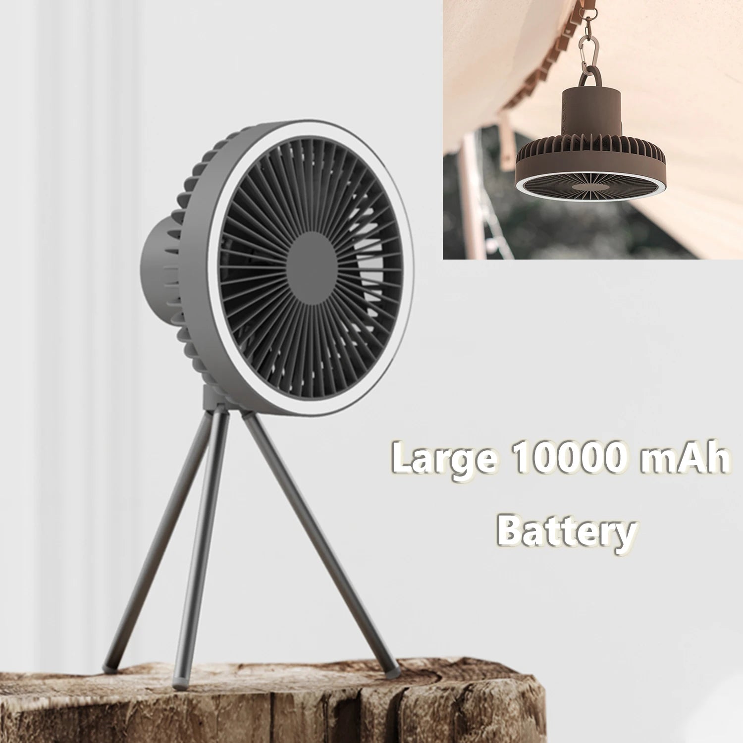 Ventilador Elétrico Portátil - Design Dobrável