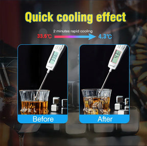 Cubos de Gelo Reutilizáveis - De Aço Inox 304 para Uísque