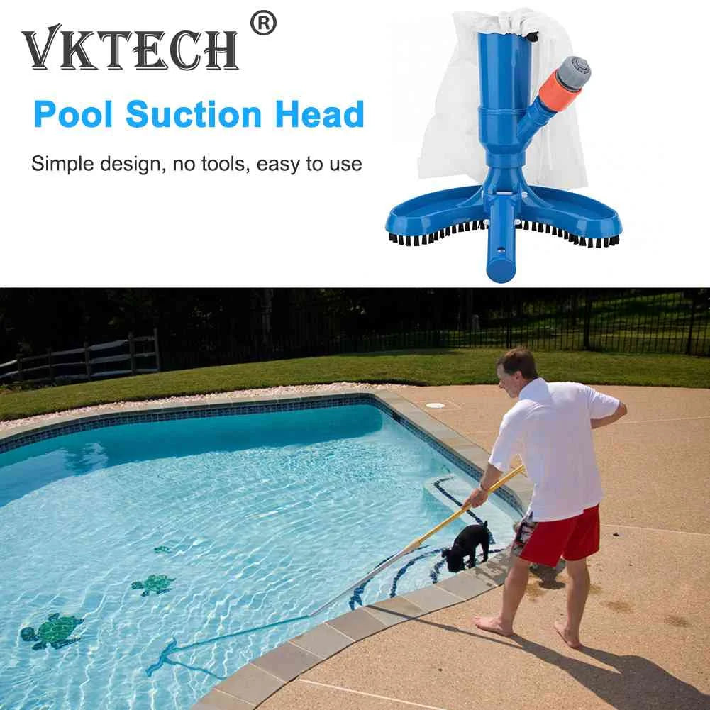 Kit Aspirador para Limpeza de Piscina - em ABS com Malha