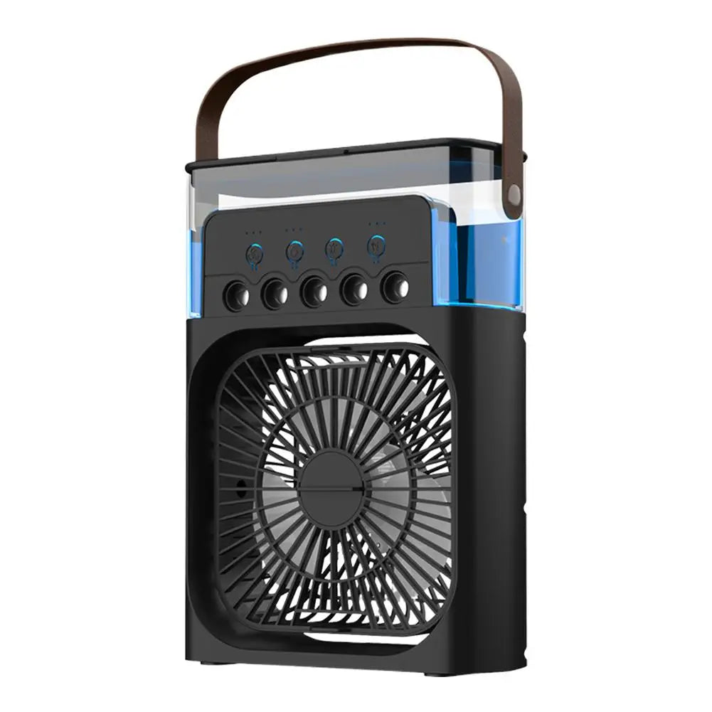 Climatizador Portátil 3 em 1 — Frescor Inteligente com USB-C