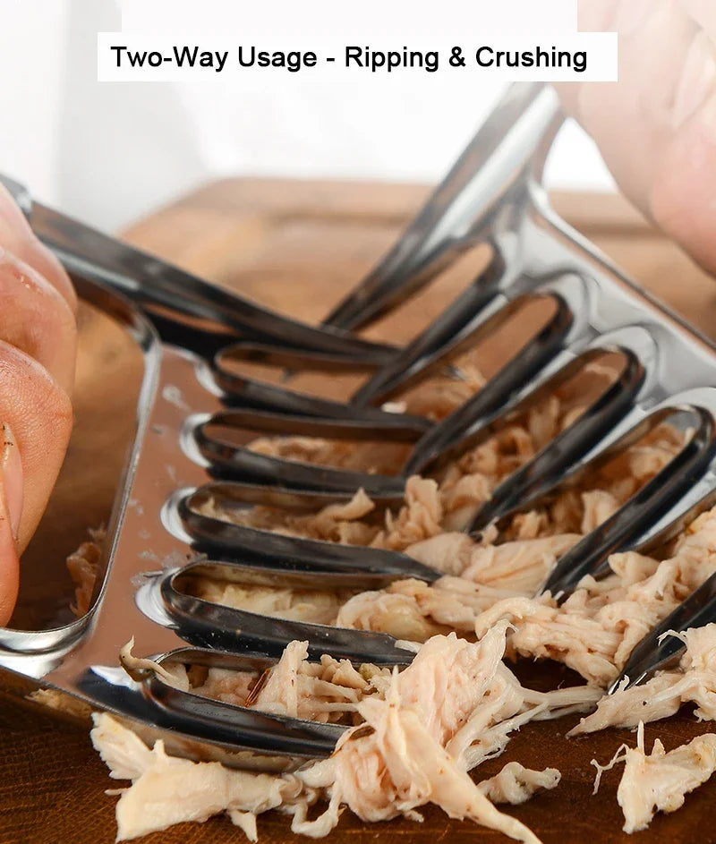 Garfos de Corte Garra Estilo Urso -em Aço Inox 6 Dentes