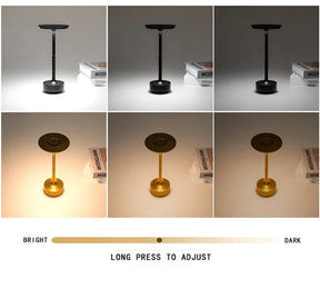 Luminária de Mesa LED Touch - Com 4 Níveis Ajustáveis via USB