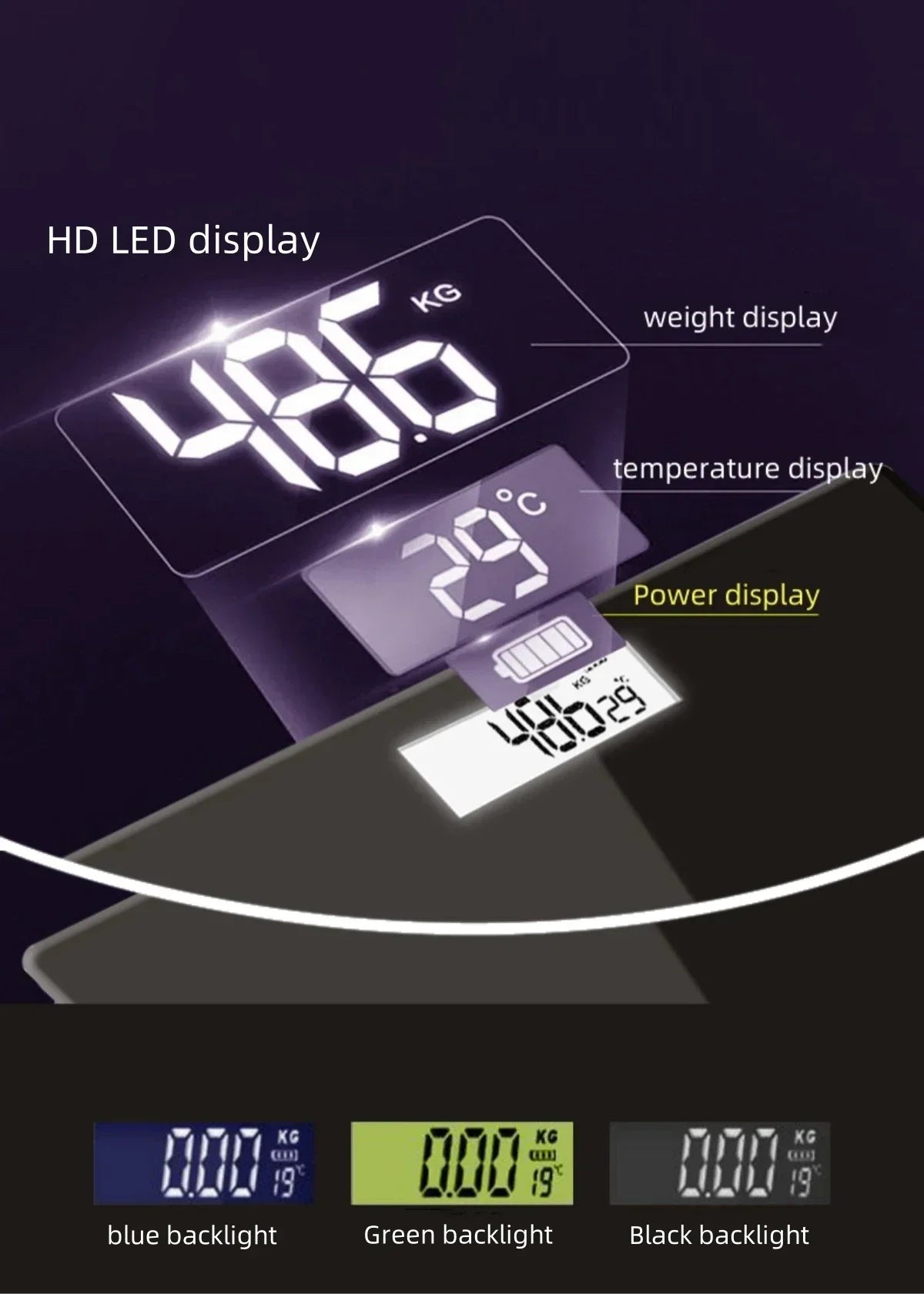Balança Bioimpedância Bluetooth - Análise de 13 Métricas Corporais