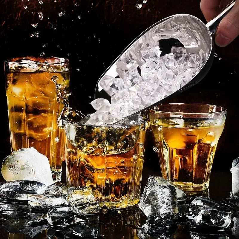 Pá de Aço Inox - Para Gelo e Farinha em 3 Tamanhos