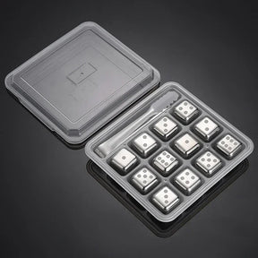 Cubos de Gelo Reutilizáveis - De Aço Inox 304 para Uísque