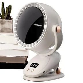 Ventilador Portátil USB Silencioso - Sem Fio de 6 Velocidades