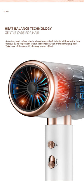 Secador de Cabelo 2000W - Tecnologia Iônica 5 Velocidades