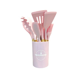 Kit Utensílios de Silicone Premium - Resistente ao Calor