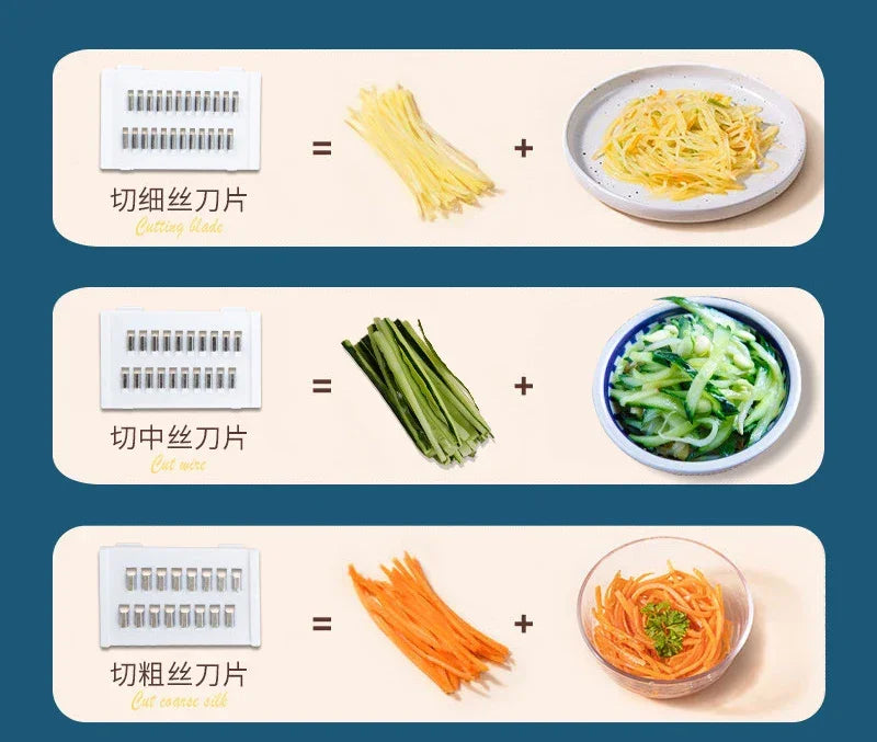 Cortador Manual para Vegetais - De Palha de Trigo e Aço Inox
