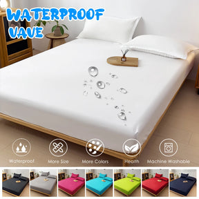 Lençol Protetor Impermeável de Poliéster - Antiácaro e Respirável