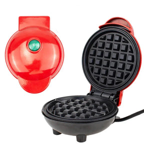 Máquina de Waffle Compacta - 350W com Placas Antiaderentes