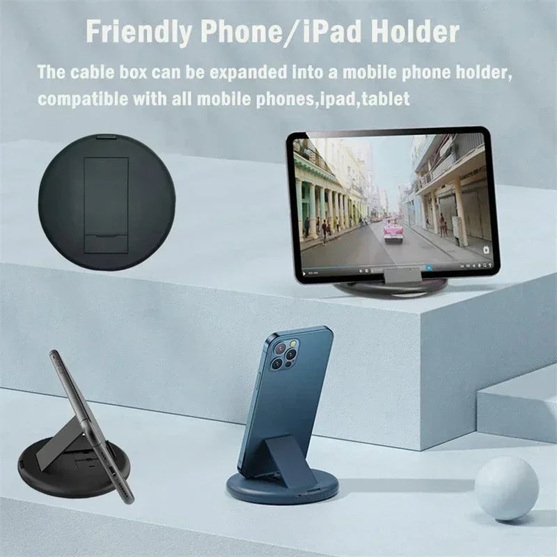 Adaptador OTG 5 em 1 Tipo C - Conversor Rápido com Estojo