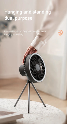 Ventilador Elétrico Portátil - Design Dobrável
