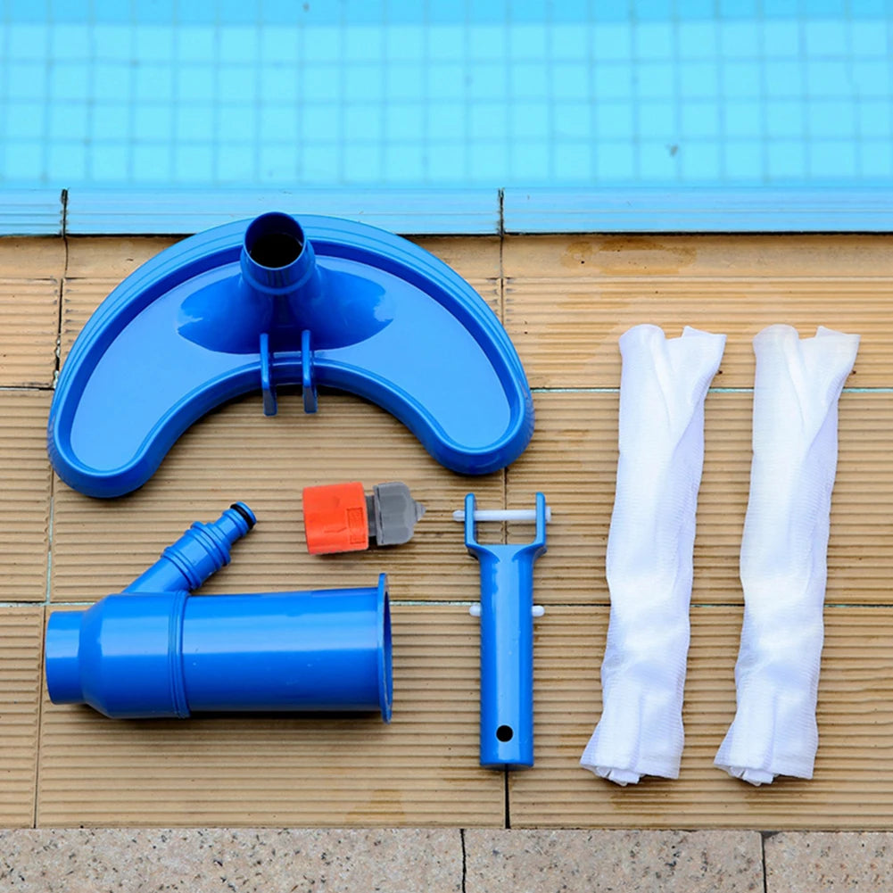 Kit Aspirador para Limpeza de Piscina - em ABS com Malha